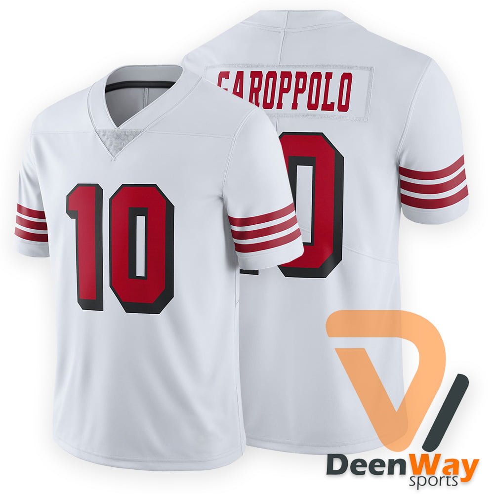 American Football Jersey #10 White Stitched For Men