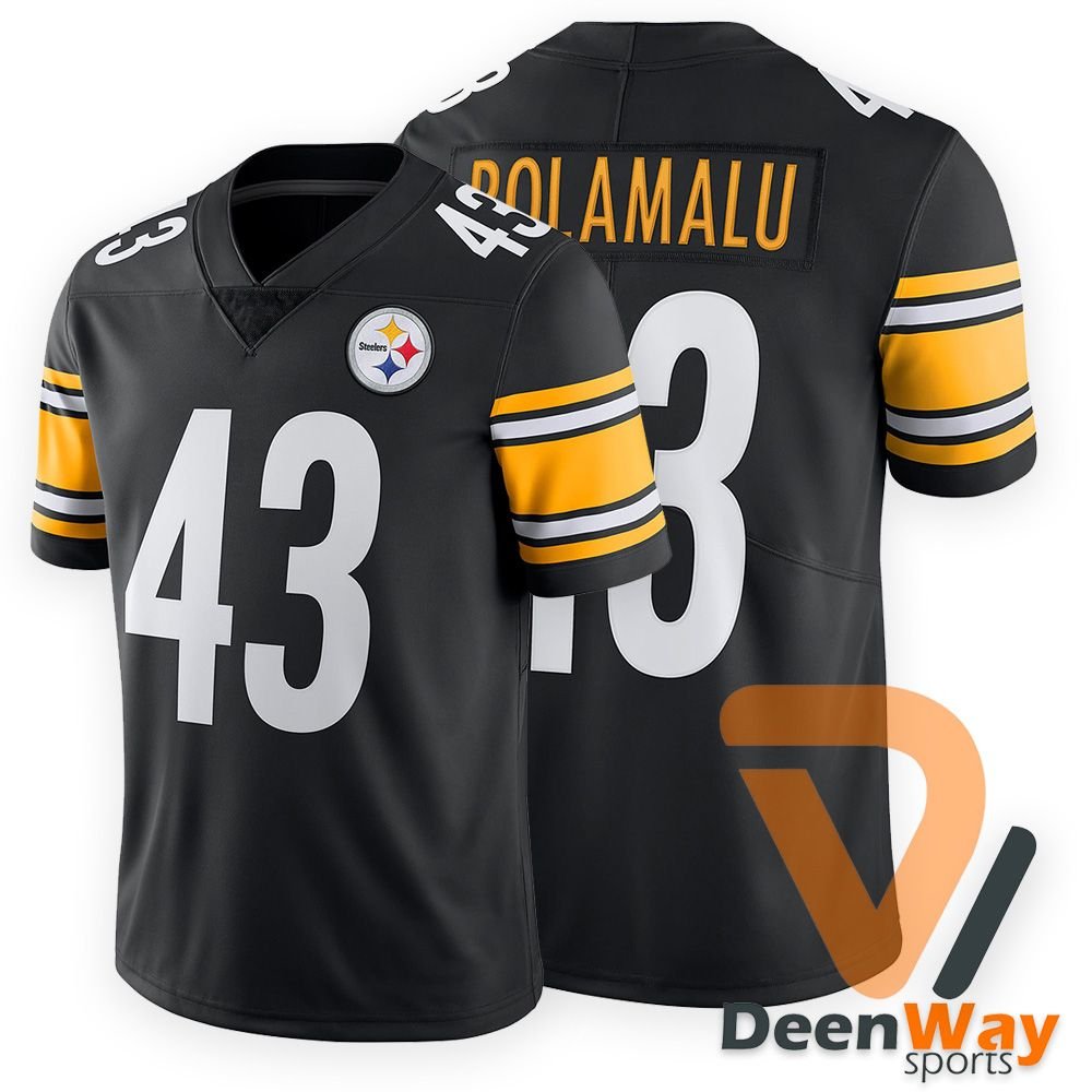 American Football Jersey #43 black Stitched For Men