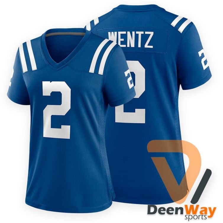 American Football Jersey For Women Blue Stitched #2 | Women’s practice Football Jersey