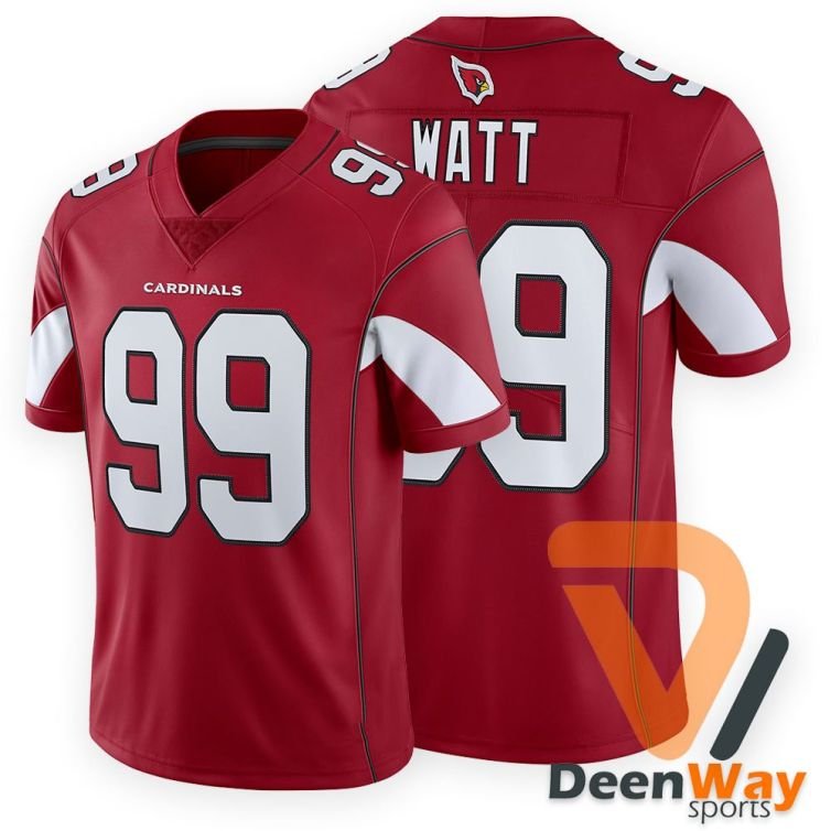Custom American Football Jersey #99 Red Stitched For Men