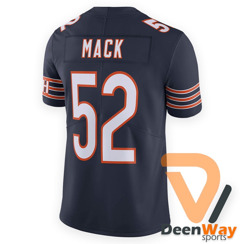American Football Jersey #52 Navy Stitched For Men