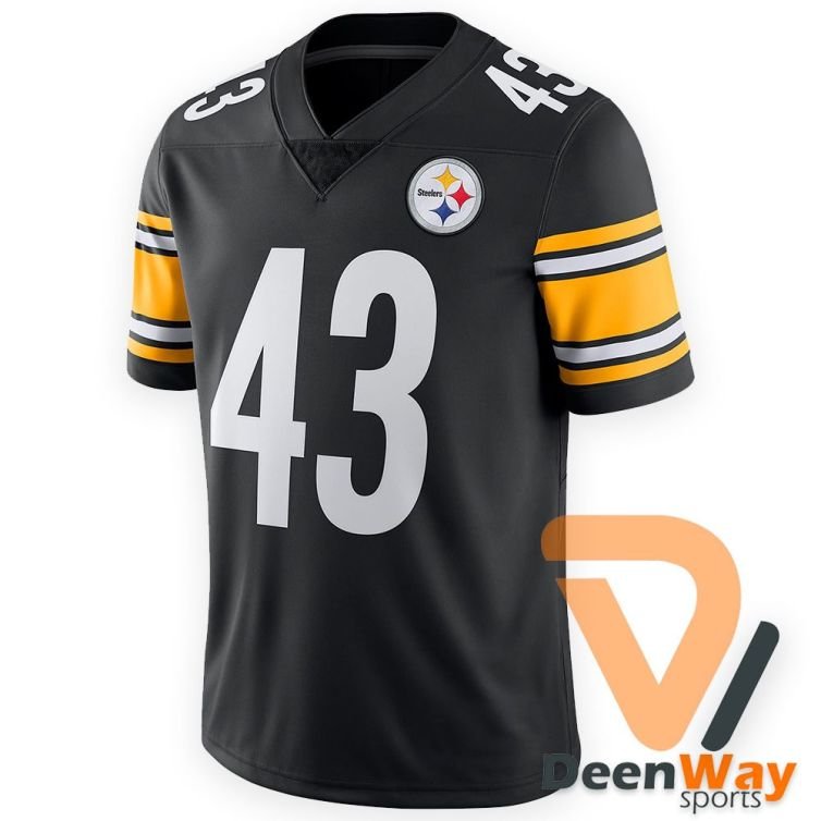 American Football Jersey #43 black Stitched For Men