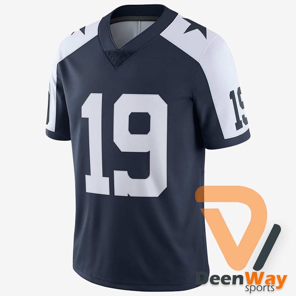 Custom American Football Jersey Navy