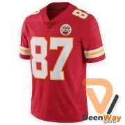 Kansas City Chiefs Travis Kelce #87 Red Stitched Football Jersey Men's 2XL NWT