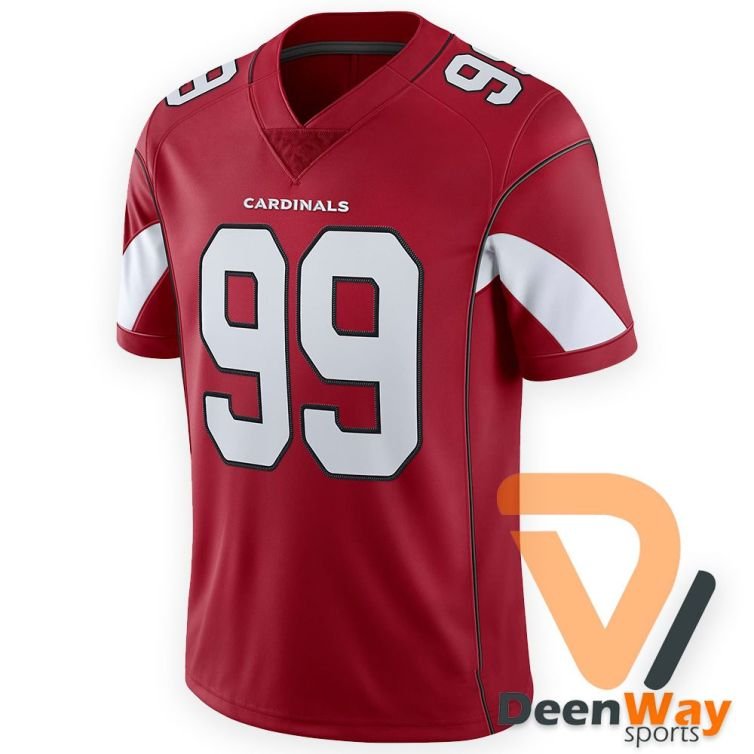Custom American Football Jersey #99 Red Stitched For Men