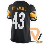 Troy Polamalu Jersey Youth Large 14-16 #43 Steelers on Field Boys Black