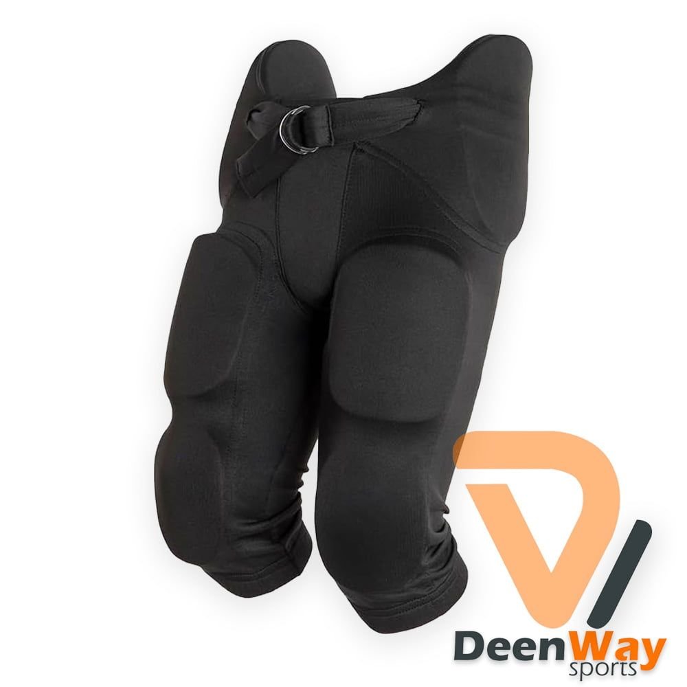 Boys' Football Pant Safety Integrated Kids Youth Football Practice Pant with Built-in 7 Pads