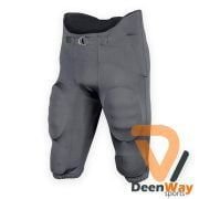Graphite American Football Pants With with Built-in Pads