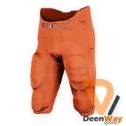 Orange American Football Pants With with Built-in Pads