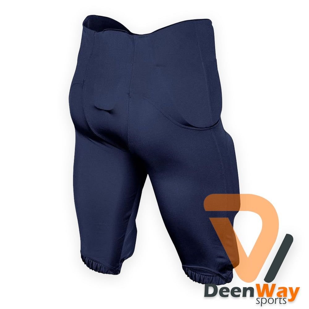 Navy American Football Pants With with Built-in Pads