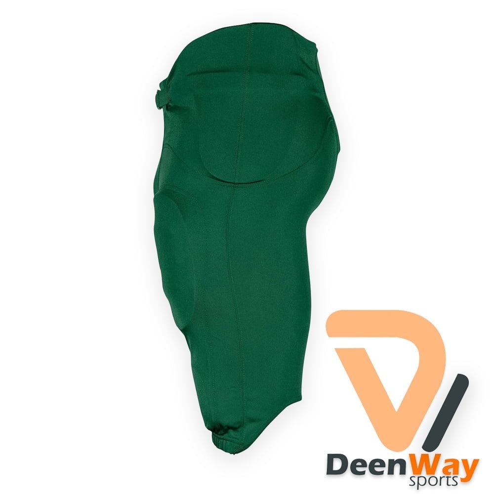 Forest Green American Football Pants With with Built-in Pads