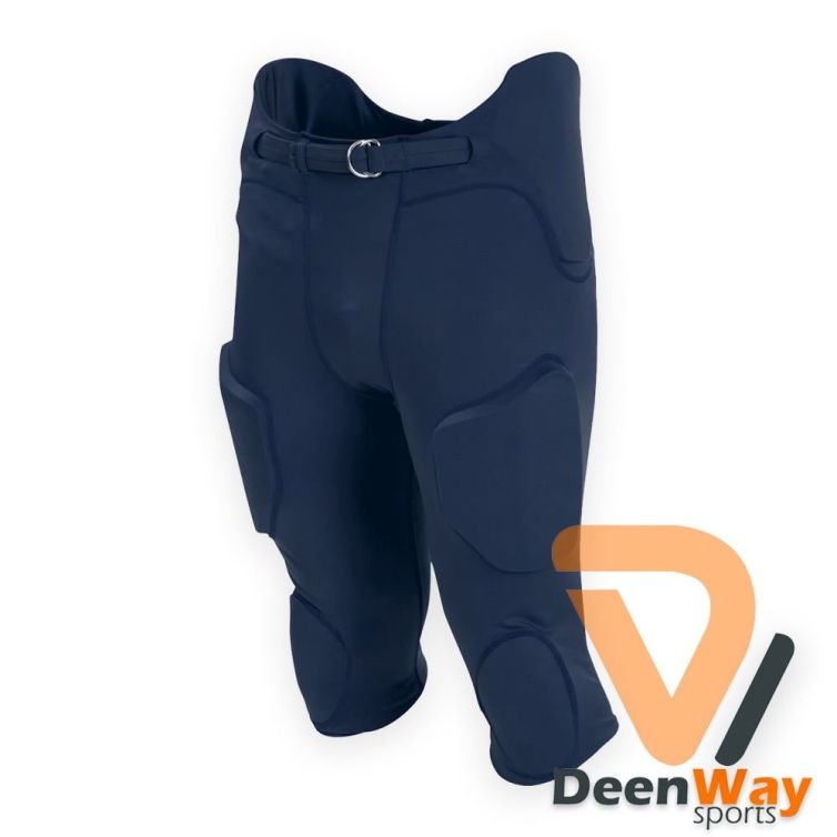 American Football Pants 7-Pads Integrated Football Pants With Bubble Design Padding for Youth