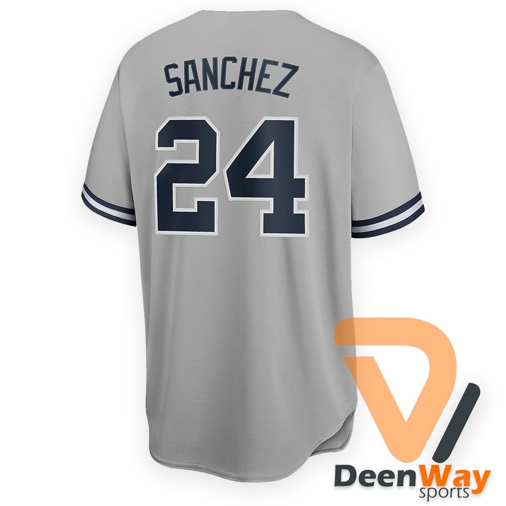 New York Yankees Player-Issued #24 Gray Baseball Jersey