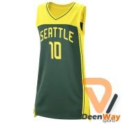 Deenway Sports manufactures women’s basketball jerseys in all sizes and custom materials. Choose from sublimation, embroidery, and premium printing options. Add your logo, patches, or labels with global shipping available.